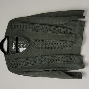 American Eagle Knit Sweater Army Green L